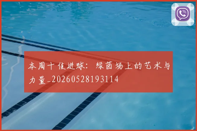 本周十佳进球：绿茵场上的艺术与力量_20260528193114